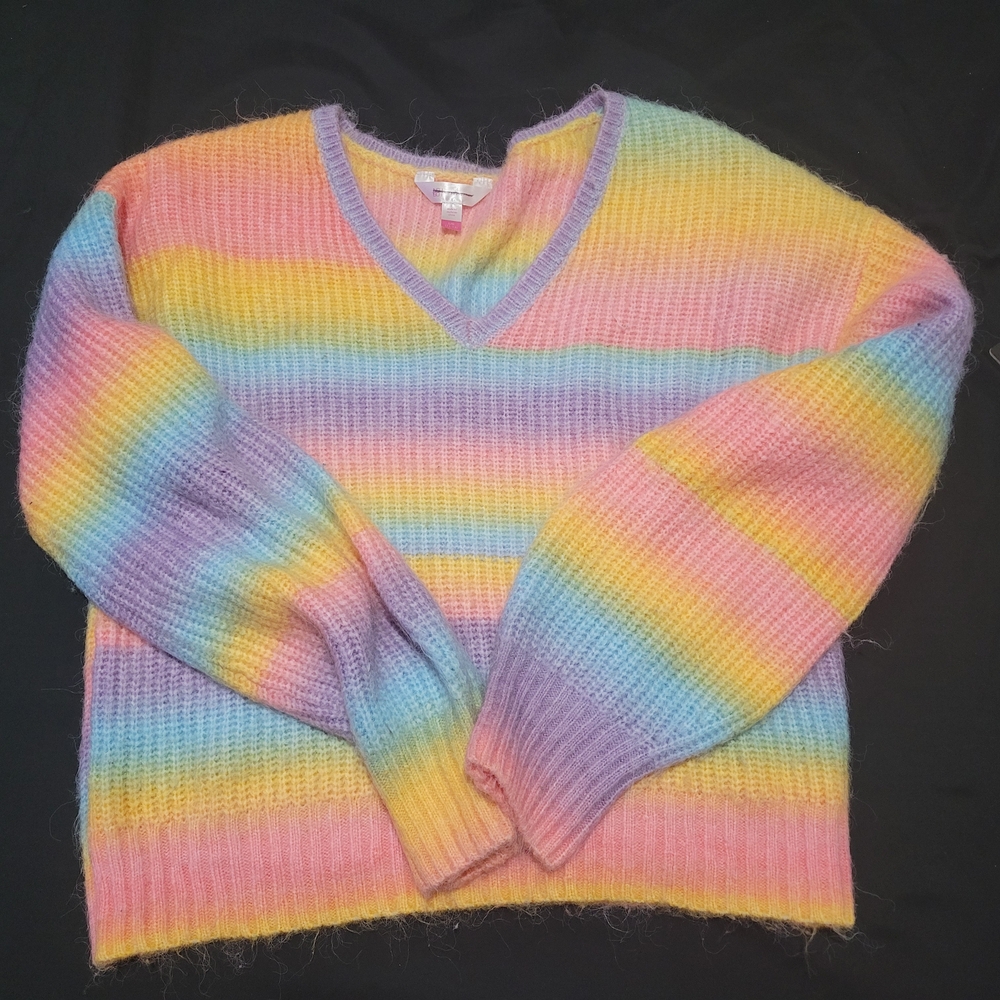 Rainbow Striped Sweater